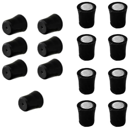 15 Magnetic Pin Backs for Enamel Pins (Black), Converts Pins into Refrigerator Magnets & Put Your Pins on Fridge for Seasonal Decorations and Gifts, Enamel Pins Not Included