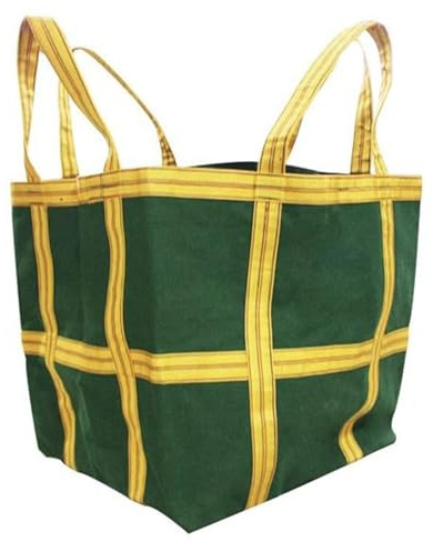 Sacco di sollevamento in nylon, sacco di sollevamento, sacco di vela intrecciato, antistrappo, resistente all'usura,for alimenti, cereali, terra e sabbia(60 X 60X70CM/Load 800KG)