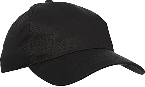 Baseball Cap Mens Classic Adjustable by MIG - Work Casual Sports Leisure (Black)