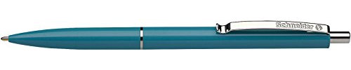 Schneider 3084 skrivverktyg kulspetspenna K 15, tryckmekanik, M, grön, färg på skaftet: grön