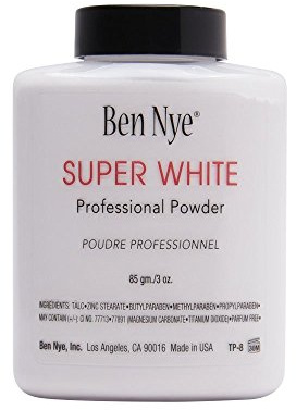 Ben Nye Super White Non-translucent Face Powder 3 Oz Shaker Jar by Ben Nye
