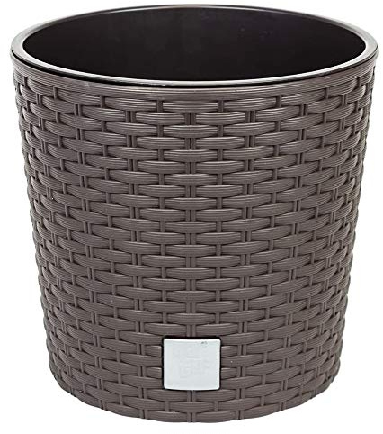 Vaso tondo 8,7 litri Rato con secchio per piantare in mocca 25 x 25 x 22,4 cm