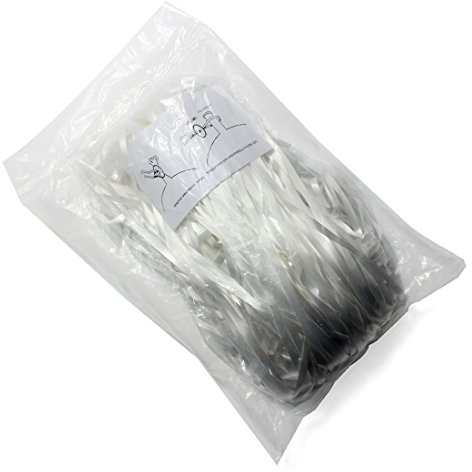 100 Ballonverschlüsse mit Polyband, geeignet für Heliumbefüllung