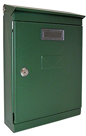 Vulcania 2500EV6VE Cassetta Postale in Acciaio, Verde