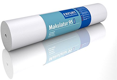 ERFURT Makulatur 95 PRO Untertapete für makellose Tapetenoberflächen Makulaturtapete Grundlage 1 Rolle 17.00 x 0.53m