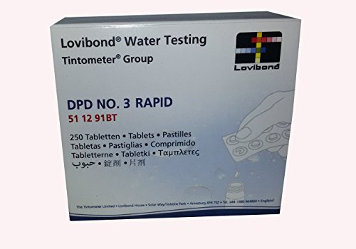 Recambio tabletas reactivo medición Cloro Total DPD 3 Lvd. Recarga 250 UD Rapid/Manual. 51 12 91BT