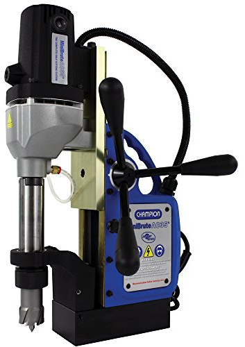 Champion Cutting Tool RotoBrute AC35 MiniBrute Lightweight, Portable Magnetic Drill Press: Up to 1-3/8 Diamater, 2 Depth of Cut