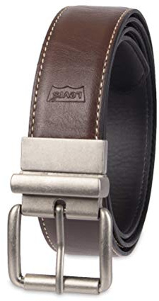 Levi's Men's Reversible Casual Jeans Belt, Brown/Black, 46