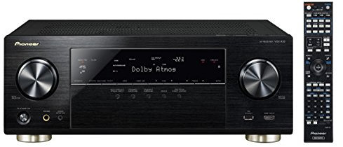 Pioneer VSX-930-K 7.2 Netzwerk-Mehrkanal Receiver (165 Watt Pro Kanal, Dolby Atmos, WiFi, Bluetooth, Ultra-HD Video Scaler, HDCP 2.2, App Steuerung, Airplay, DLNA, Spotify Connect) schwarz