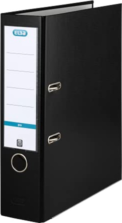 Elba Ordner A4, smart Pro, 8 cm breit, Kunststoff außen, schwarz