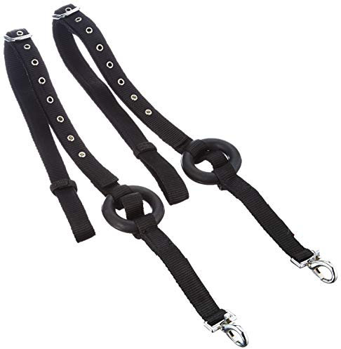 Kerbl 32660 Ausbindezügel, schwarz paarweise