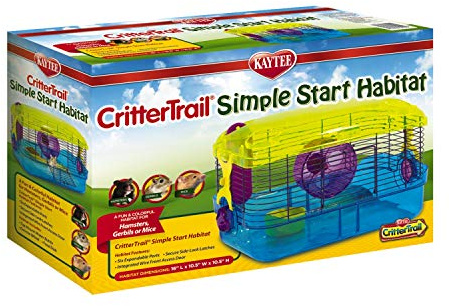 Kaytee CritterTrail Easy Start Habitat for Pet Hamsters, Gerbils or Other Small Animals
