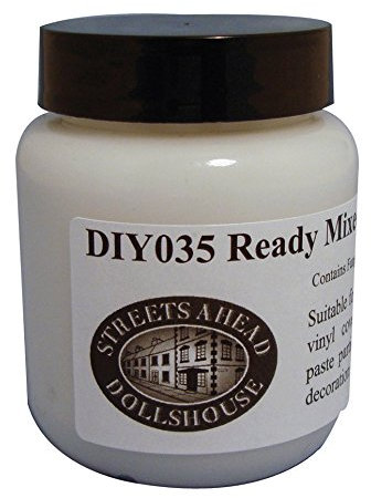 STREETS AHEAD Wallpaper Adhesive, Clear, PVA, Liquid, Waterproof, Medium Viscosity