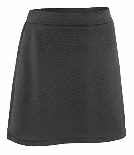 Spiro Girl's Junior hockeyträning Skort Svart XL