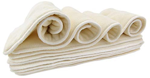 Nora's Nursery Baby Cloth Pocket Diapers Inserts 10 Pack