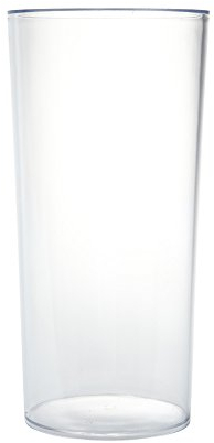 Clear Acrylic Cylinder Vase Hard Wearing Lightweight Durable Plastic 25cm High by Smithers Oasis