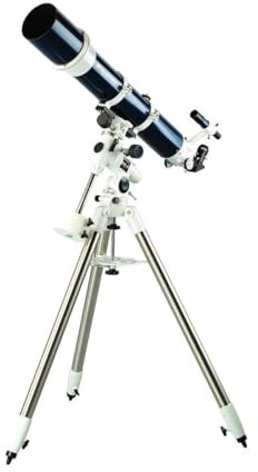 Celestron – Omni XLT 120 Refractor Telescope – Hand-Figured Refractor with XLT Optical Coatings – Manual German Equatorial EQ Mount with Setting Circles and Slow Motion Control – Includes Accessories