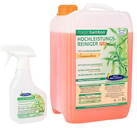 AQUA CLEAN Magic Bamboo Hochleistungsreiniger 5l Hochkonzentrat (Sommerbrise)