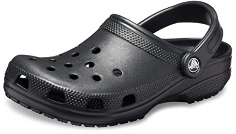 Crocs Unisex Classic Clogs, Black, 4 UK Men/ 5 UK Women