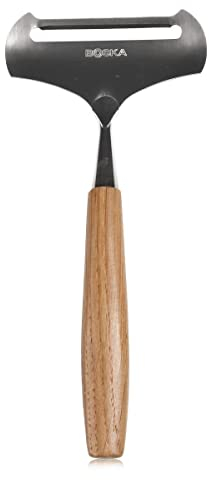 Boska Affettaformaggio Morbido Oslo/Formaggio morbido e semiduro/Lama di taglio corta/Non si attacca/Marrone / 16,5 cm