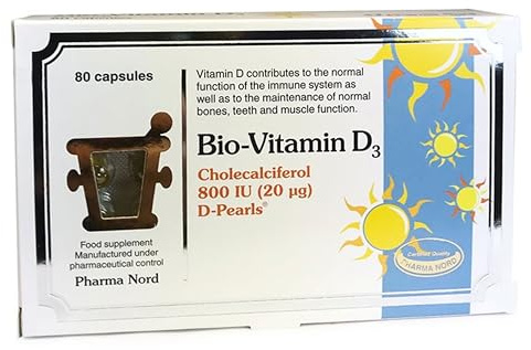 Bio Vitamin D3 Capsules 25mcg Pack of 80