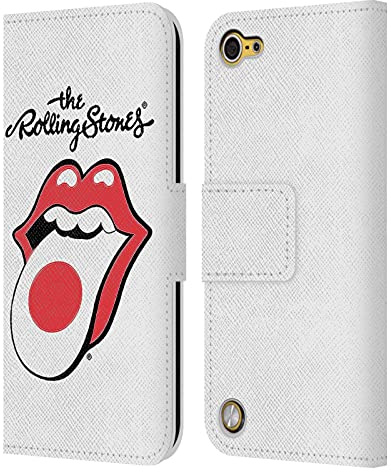 Head Case Designs Officially Licensed The Rolling Stones Japan International Licks 1 Leather Wallet Case Compatible with Apple iPod Touch 5G 5th Gen
