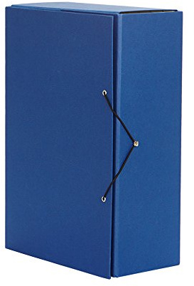 PARDO 879671 - Carpeta de proyectos con gomas, 150 mm, color azul