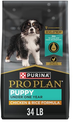 Purina Pro Plan High Protein Dry Puppy Food, Chicken and Rice Formula - 34 lb. Bag