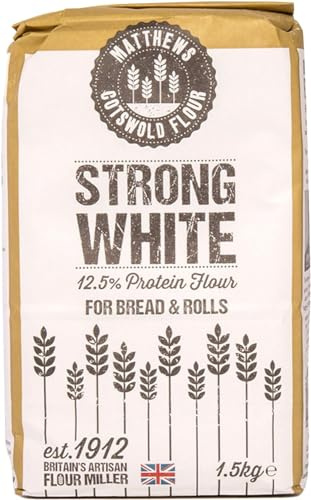 Matthews Cotswold Strong White Flour - 1.5kg Bag (Single Bag)
