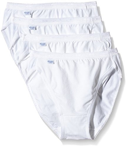 sloggi Damen Basic+ Tai 4P Slip, White, 46