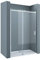 doporro Duschtür Nischentür dusche Duschabtrennung Duschkabine 125x195cm ESG-Sicherheitsglas Duschtür aus Klarglas teilgerahmt inkl. NANO-Beschichtung Teramo4