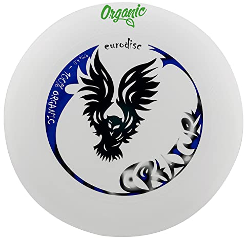 eurodisc 175g 4.0 Ultimate Frisbee topp wettkampfscheibe, stabil über 100 Meter, Creature Weiss