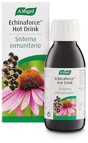 A.Vogel Echinaforce Hot Drink | Apoyo Inmunitario Natural con Equinácea y Saúco | Extractos Frescos para Bienestar Diario | Echinacea Orgánica | 100 ml
