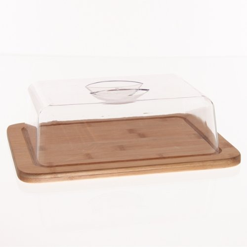 Maison Futée - Plateau à Fromage en Bambou et Cloche