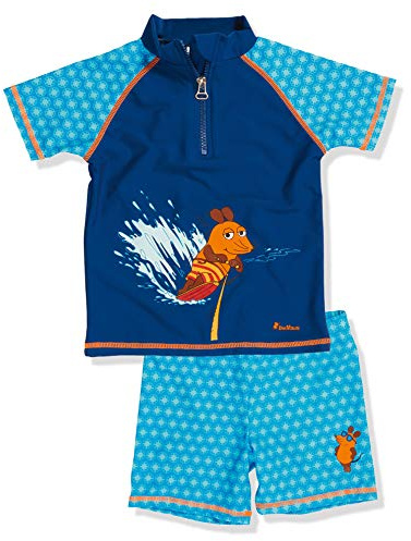 Playshoes zweiteilig Schwimmshirt Badeshorts Badebekleidung Unisex Kinder,Die Maus,74-80