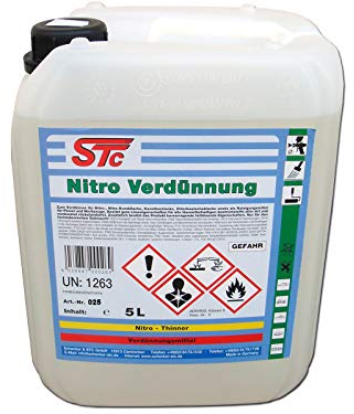 STC Nitroverdünnung 5 L Kanister Nitro Verdünner Universalverdünner