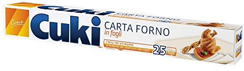 Cuki Carta Forno in fogli 33 x 38 cm - 25 fogli - 1 confezione