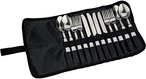 Vango Family Cutlery Set Grau - Robustes strapazierfähiger Edelstahl Besteck, Größe One Size - Farbe Silver