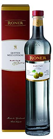 Roner Mela cotogna (1x 0,5l) - Acquavite Raritas dalla Distilleria Artigianale Alto Adige Südtirol più premiata d'Italia - 500 ml