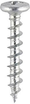TIMco 212Z BZP PVC Friction Stay Screw 4.3 x 25 - Zinc (Box of 1000)