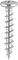 TIMco 212Z BZP PVC Friction Stay Screw 4.3 x 25 - Zinc (Box of 1000)