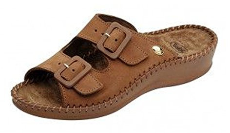 Scholl Sandales sans lanières Weekend, marron, 36 EU