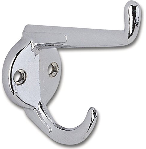 SIRO 748/ZN1 Huthaken Epsilon Breite 32 mm, Höhe 72 mm, ZN verchromt poliert