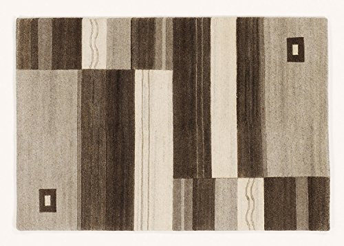 Mein Teppichmarkt Teppichträume werden wahr! Sonora Pure handgeknüpfter Nepal Teppich Wolle in h.grau-Natur, Größe: 250x300 cm