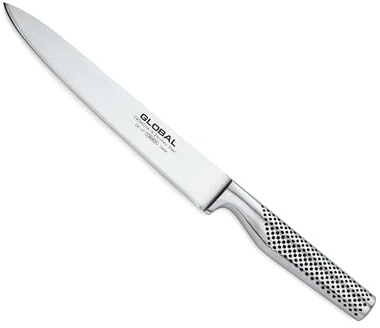 Global 8 3/4 inch Forged Heavyweight Carving Knife - Japanese Stainless Steel, Razor-Sharp Edge, Made in Japan, GF-37