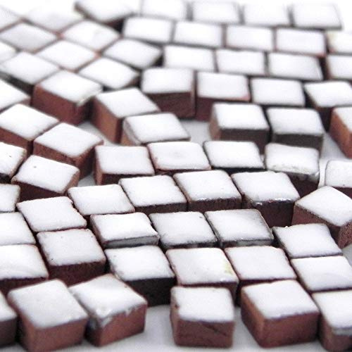 ALEA Mosaic Mini Mosaico (5x5x3mm), 1000 Pezzi Pearl White, RW02