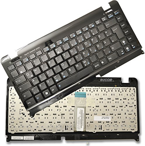 Tangentbord för Asus Eee PC Seashell 1201HA-B 1215 1215N 1215T 1215P 1225B 1225C DE tangentbord med TOPCASE hölje