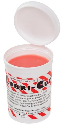 Lubri-Cut Cutting Paste for Drilling Metal - 2.5 Oz Tub - Made in USA | Beeswax Cutting Oil for Drilling Metal | High Performance Tapping & Cutting Wax | Saw Blade Lubricant & Drill Cutting Fluid