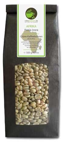 Café vert - Café vert des Highlands Kenya Josra (grains de café vert 500g) - Certifié GMP