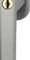 ABUS Abschließbarer Fenstergriff FG110 Triples Silber